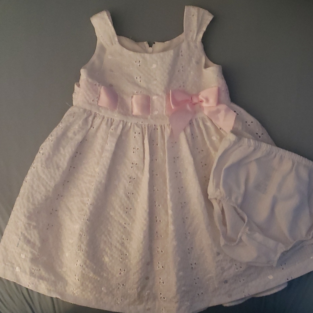 Bonnie Baby White Dress